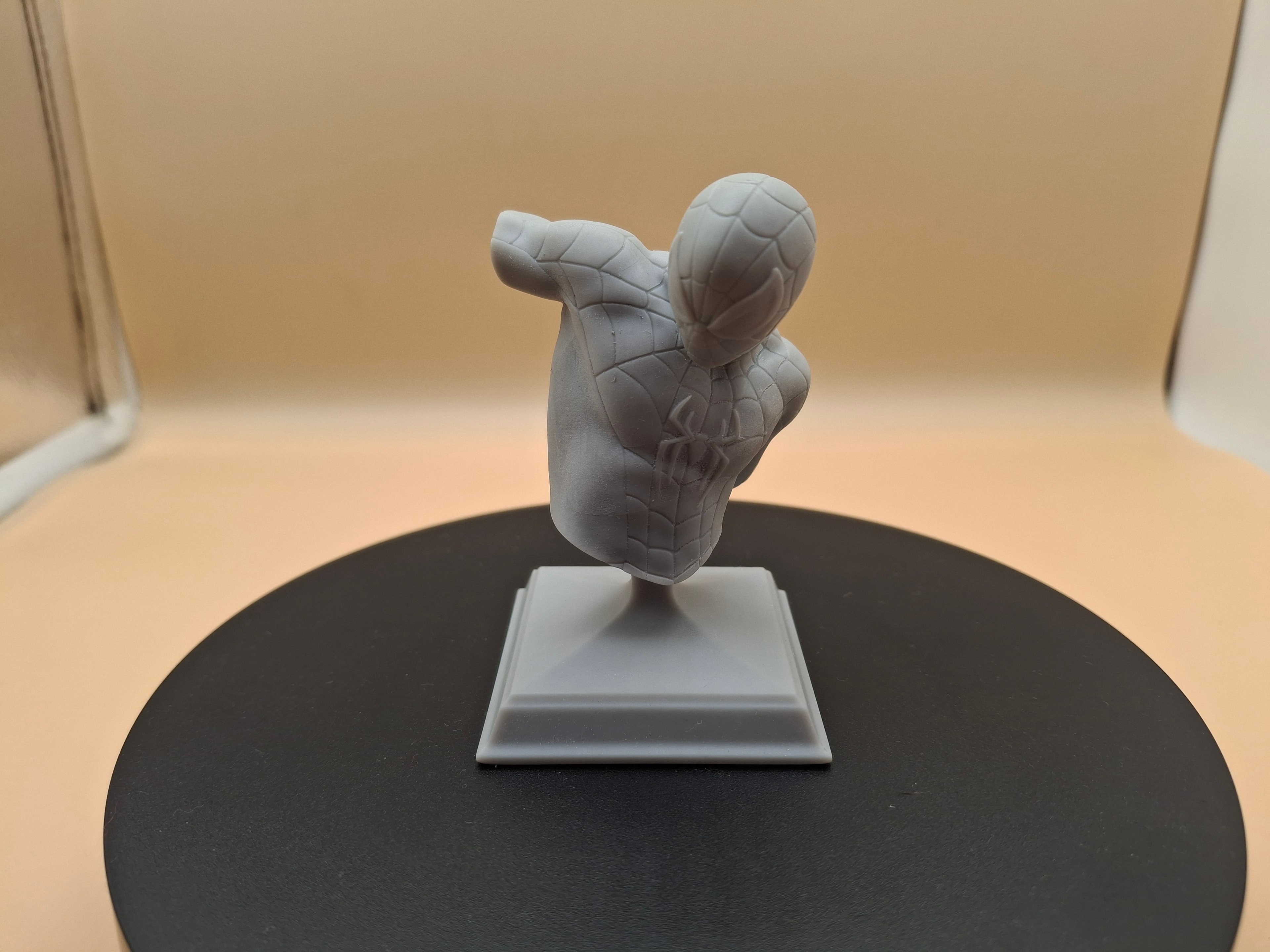 Spider-Man bust, unpainted